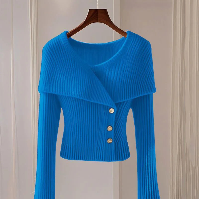 Women's V-Neck Cardigan Sweaters Jacket