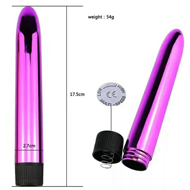 7 Inch Dildo Vibrator Sex Toy For Women Vaginal Pussy G-spot Stimulator Pocket Masturbator Bullet Vibrator