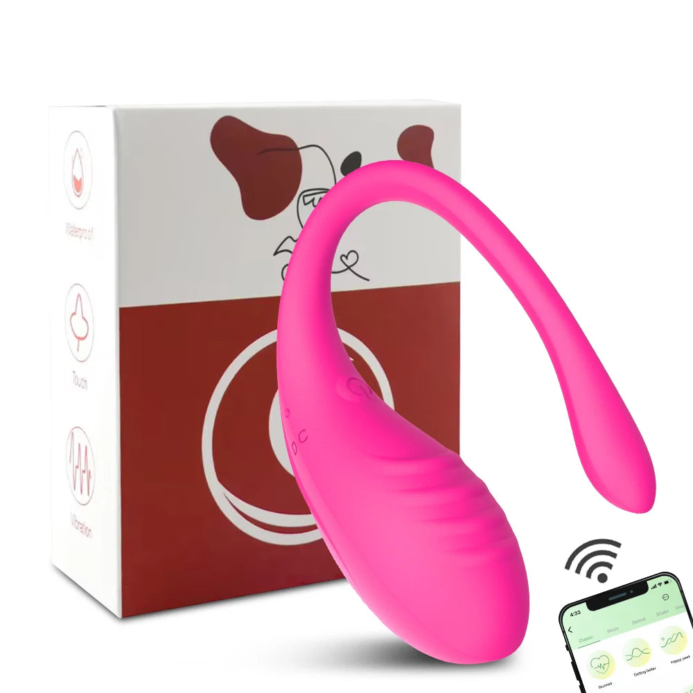 APP Controlled Vaginal Vibrator G Spot 9 Speed Anal Vibrating Egg Massager Wearable Stimulator Adult Sex Toy for Women Couples