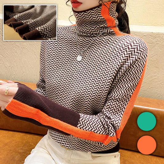 C.New S Women Sweater Knitted Turtleneck New Warm Stylish Sweaters Ladies Girl Slim Women Sweaters Pullovers Female Sweater