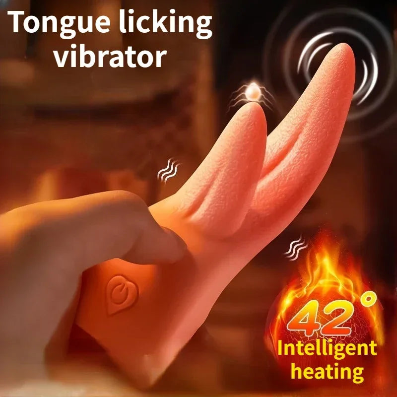 Tongue Licking Vibrator for Women