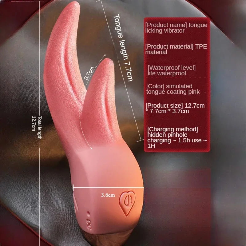 Tongue Licking Vibrator for Women