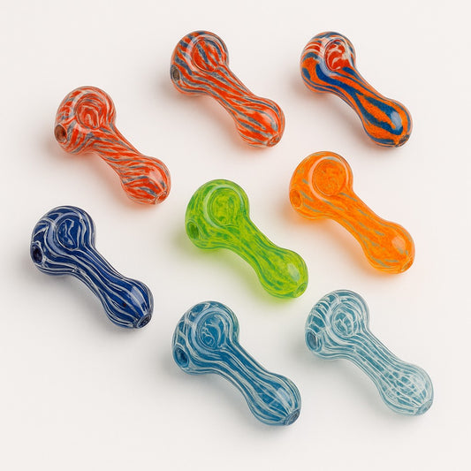 Glass Pipe 2.5 inches Will Receive a random color