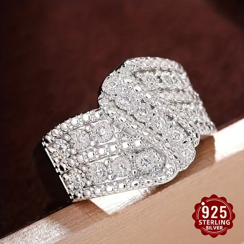 Luxurious Classic Style, Princess Cut Ring
