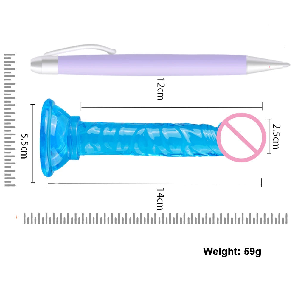 Dildo With Suction Cup 7 Colors