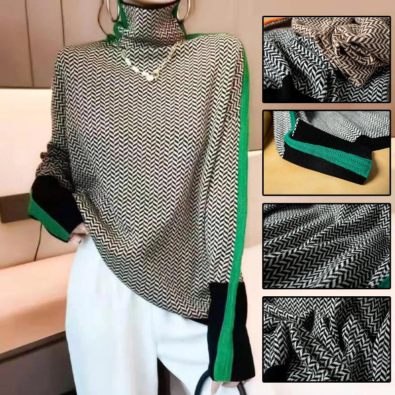 C.New S Women Sweater Knitted Turtleneck New Warm Stylish Sweaters Ladies Girl Slim Women Sweaters Pullovers Female Sweater