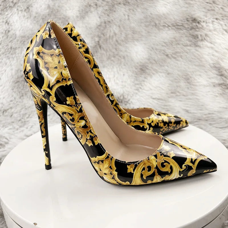 Graffiti Colorful Women Pumps Sexy Women High Heels