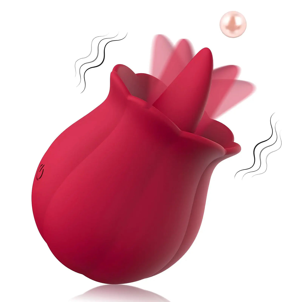 Tongue Clitoral Rose Vibrator Licking Rose  10 Speeds