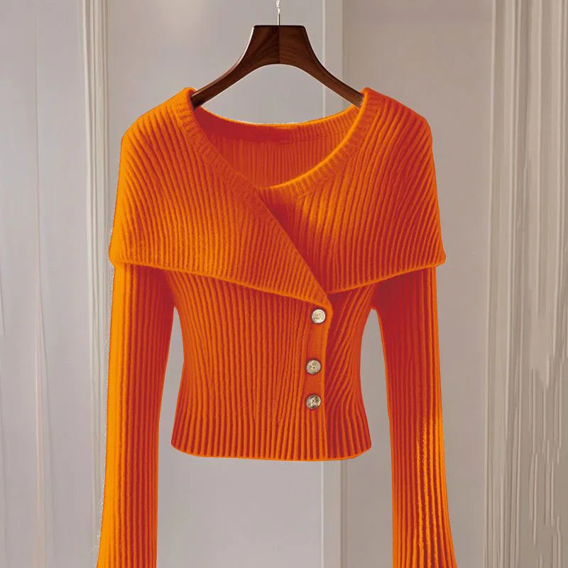 Women's V-Neck Cardigan Sweaters Jacket