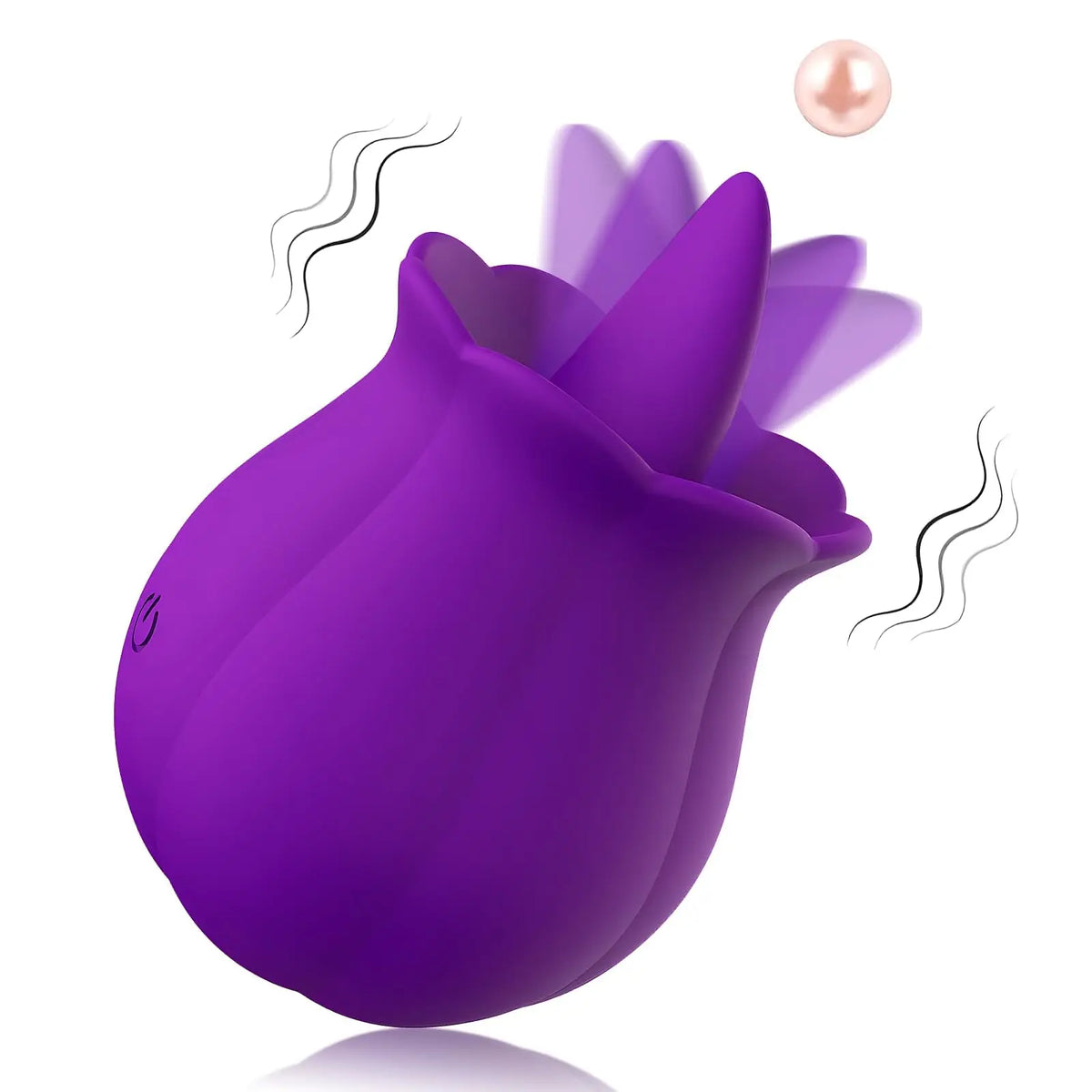 Tongue Clitoral Rose Vibrator Licking Rose  10 Speeds