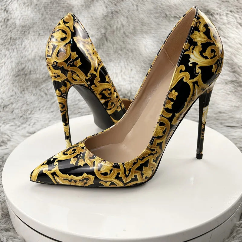 Graffiti Colorful Women Pumps Sexy Women High Heels