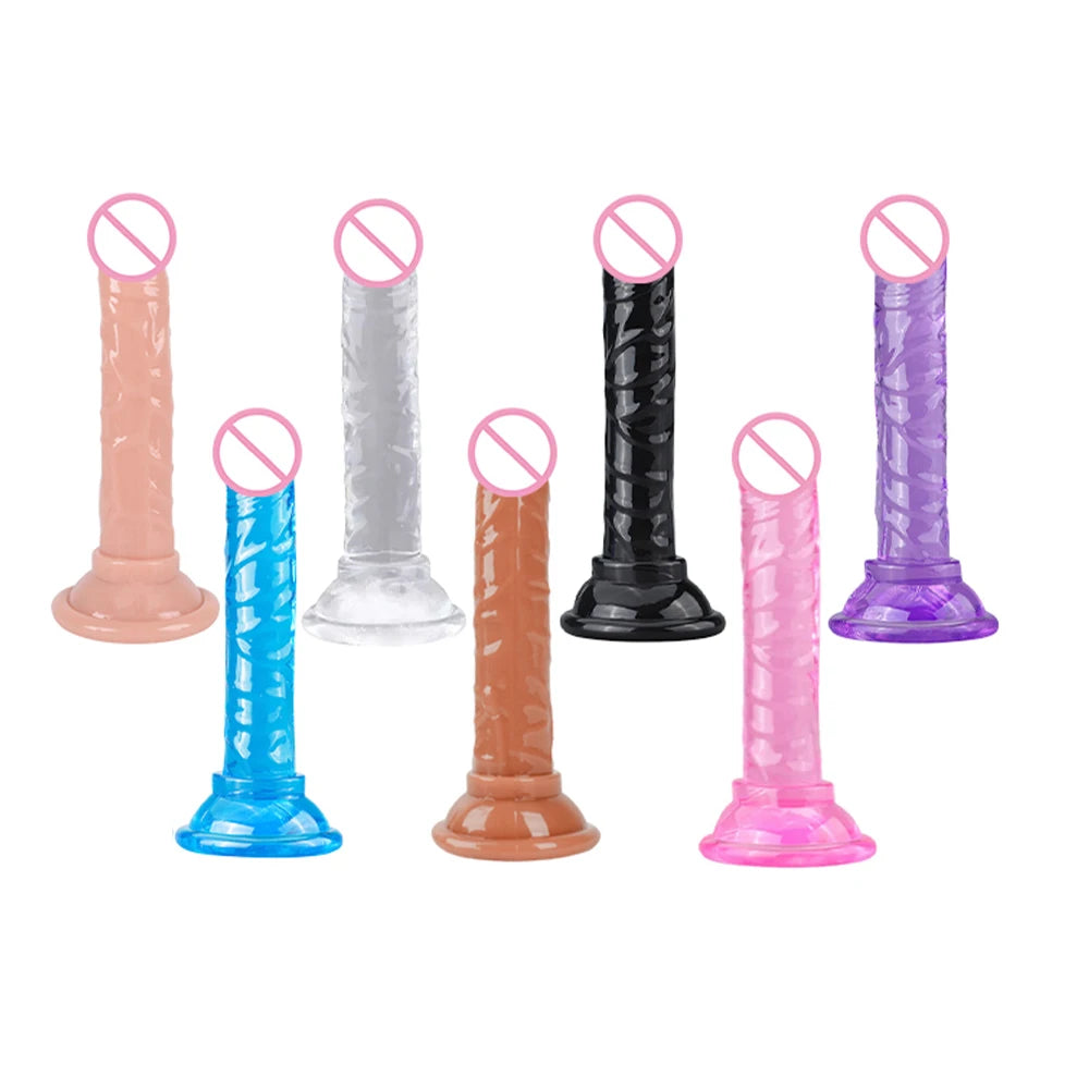 Dildo With Suction Cup 7 Colors