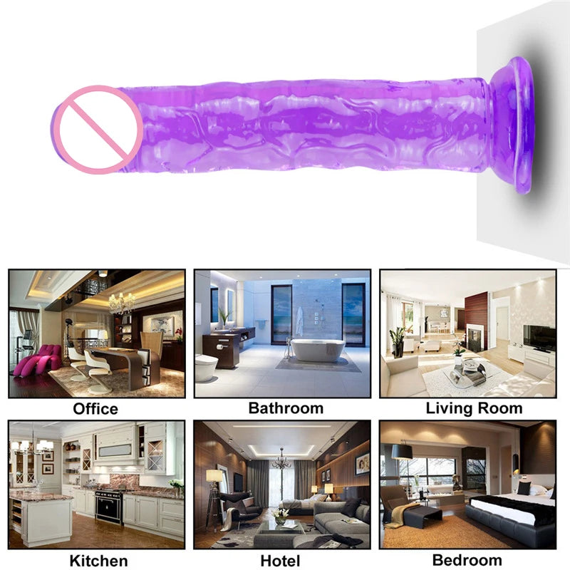 Dildo With Suction Cup 7 Colors