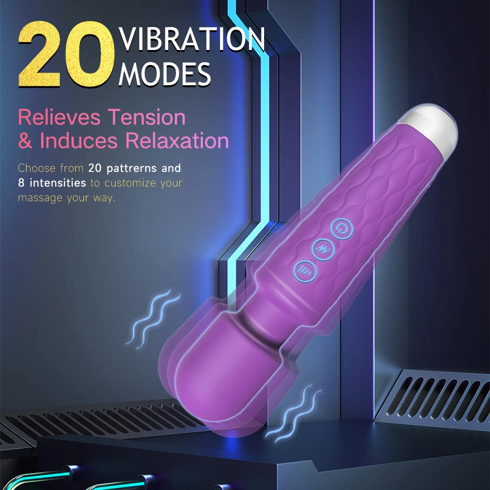 Vibrating Magic Wand Clitoris Stimulator Sex Toys  G Spot Massager